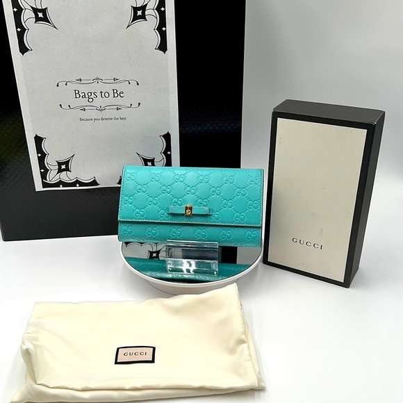 Gucci Handbags - GUCCI Long Wallet With Box and Dustbag EUC